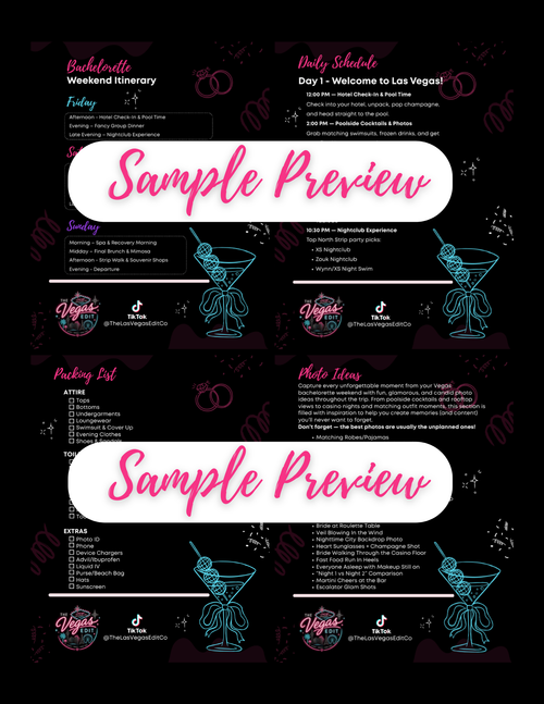 Bachelorette Weekend Guide - North Las Vegas Strip Edition